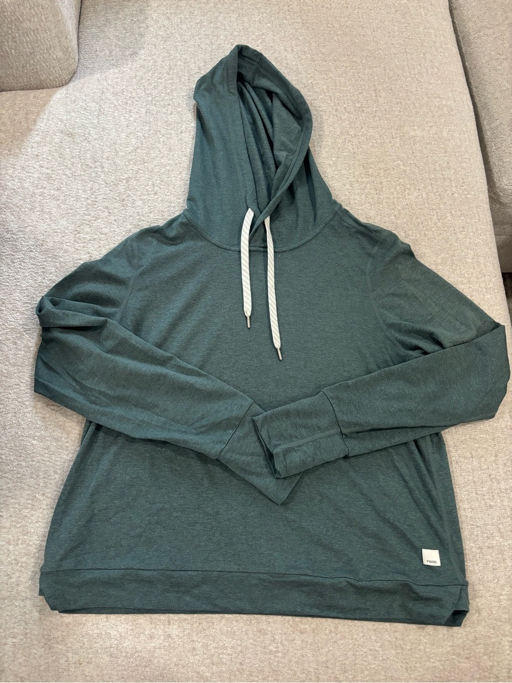 Vuori Women's Dark Teal Pullover Hoodie